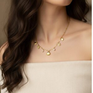 NIMHA Ocean Whisper Shell Charm Necklace